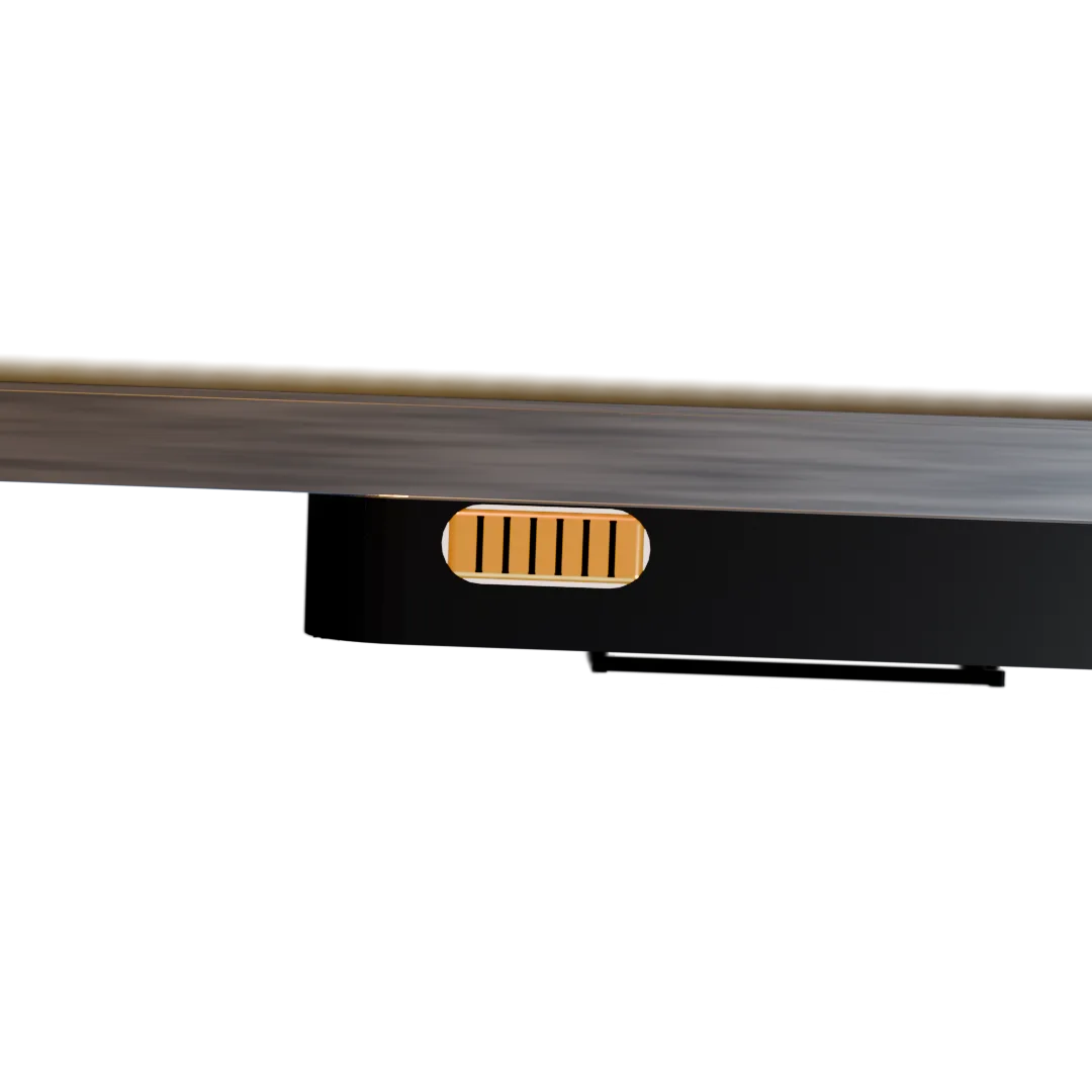 Close detail of the B.Line physical amber Get Home Safe control