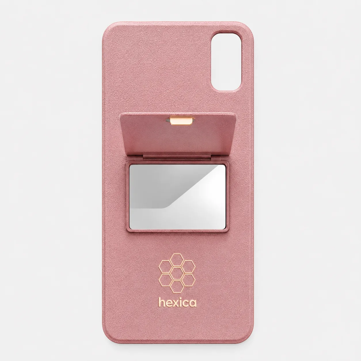 Pink Vanity Compact B.Line rear cover with flip-out mirror